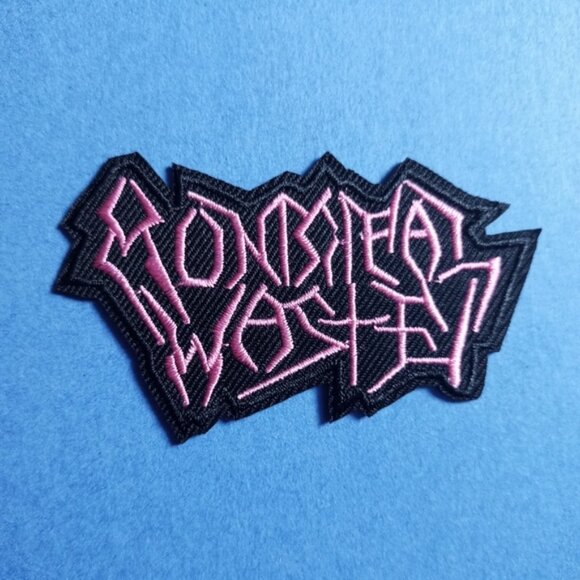 ♻️ Municipal Waste Iron-On Patch – Pink / Black (3” x 1.8”) - Picture 2 of 4